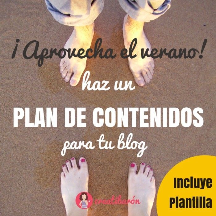 plan de contenidos para el blog