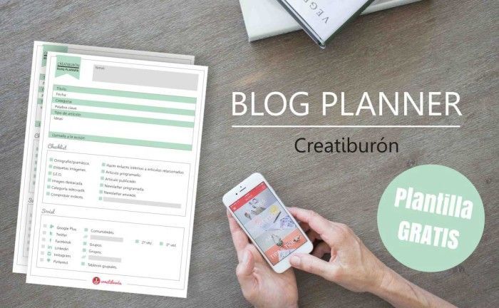 Blog planner