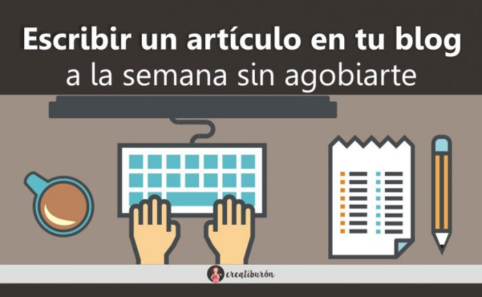 escribir un articulo
