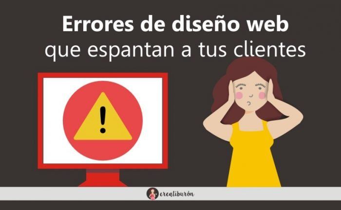 errores en páginas web