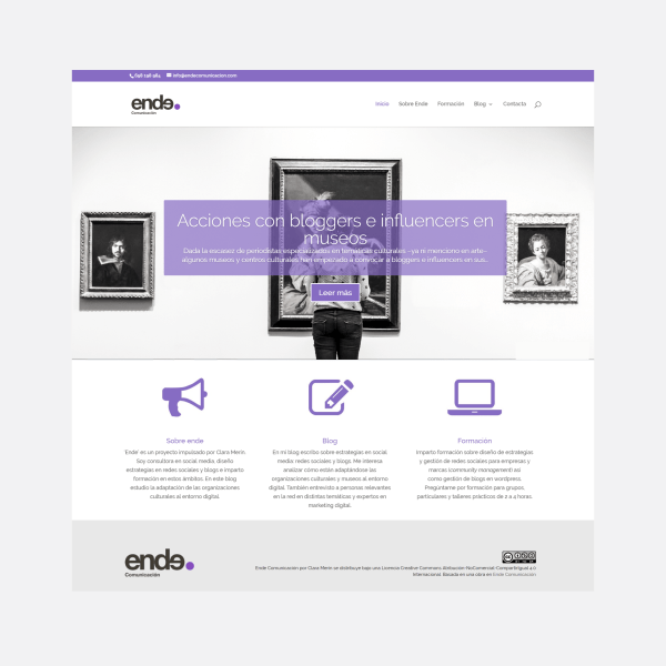 pagina web ende comunicacion