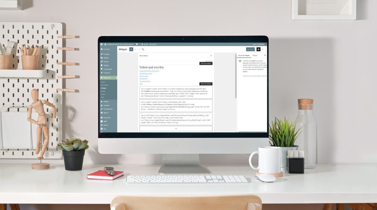 Qué son los widgets de WordPress